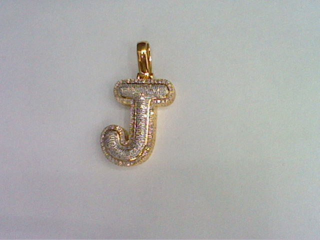 10KT 0.25-0.29 CT D- BUBBLE INITIAL "J"