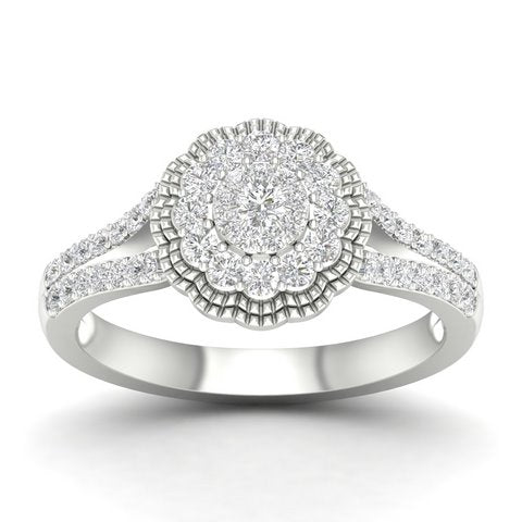 CLOSEOUT 10KT 0.50CT D-LADIES RING