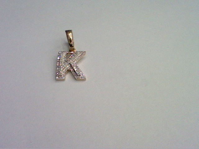 10KT 0.14-0.16CT D-MICROPAVE INITIAL "K"