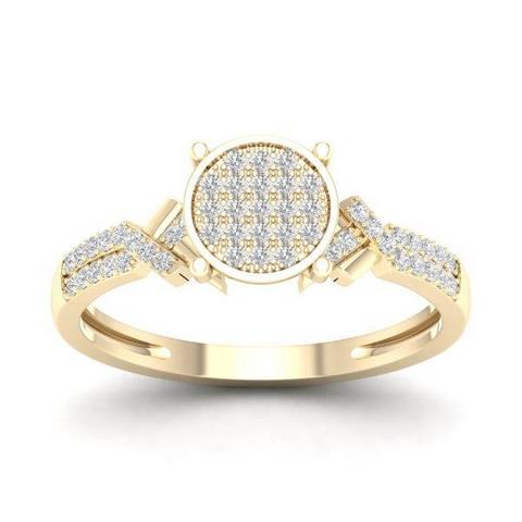 CLOSEOUT 10KT 0.15CT D-LADIES RING