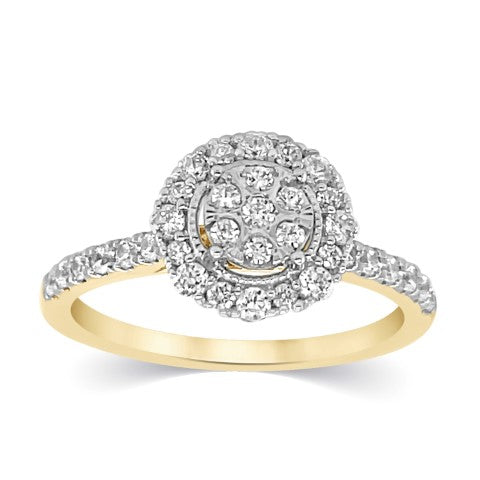 10K 0.59CT D-LADIES RINGS