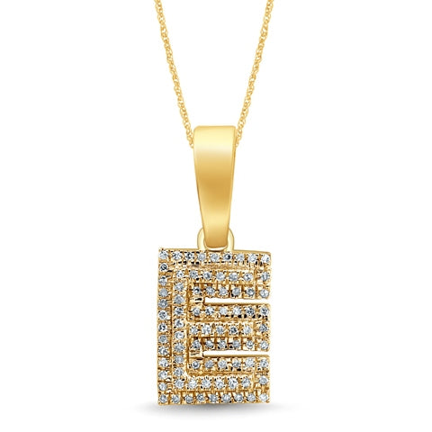 10KT 0.13-0.14 CT D- MICROPAVE INITIAL'E"