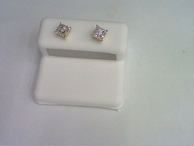 10KT 0.15CT D-EARRINGS