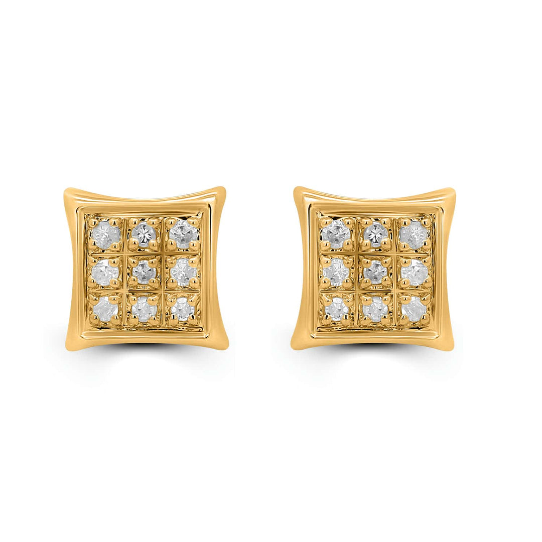 CLOSEOUT 10KT 0.04CT D-EARRINGS