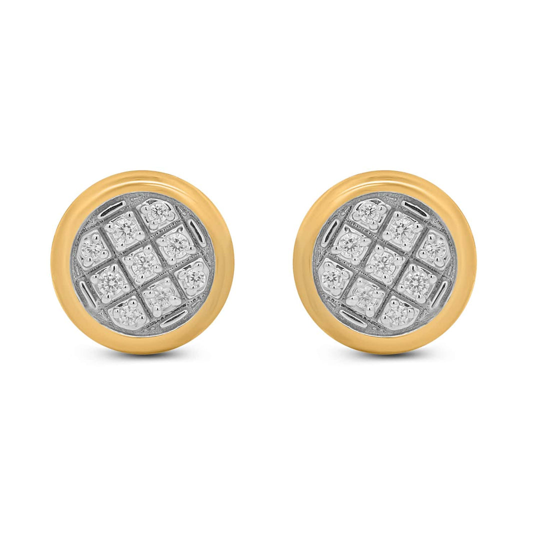 CLOSEOUT 10KT 0.05CT D-EARRINGS