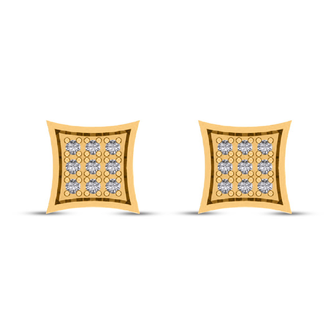 CLOSEOUT 10KT 0.05CT D- EARRINGS