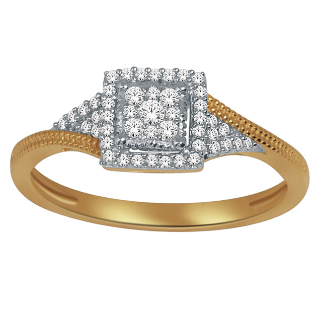 CLOSEOUT 10KT 0.20CT D-LADIES RING
