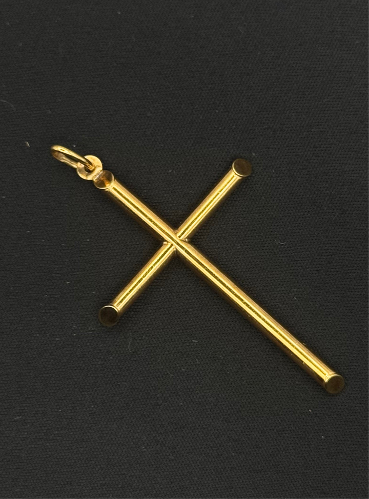 10K GOLD CROSS PENDANT