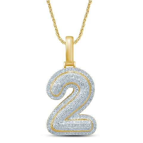 10KT 0.34 -0.39CT D-BUBBLE INITIAL "NO.2"