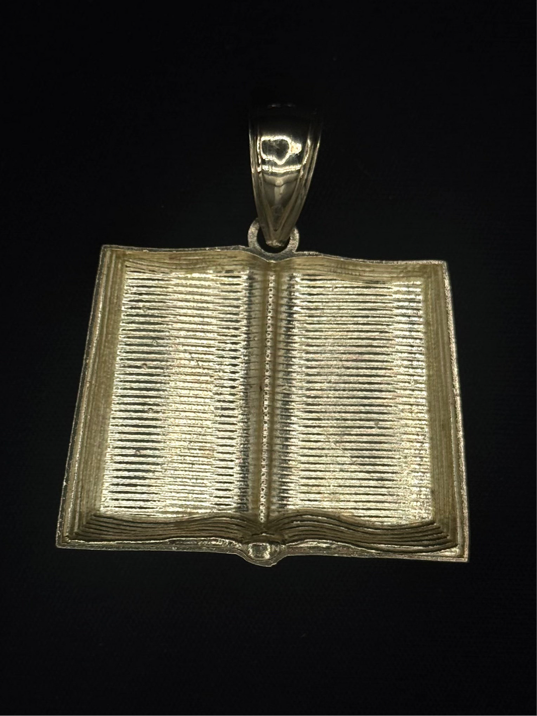 10K GOLD BIBLE 3D PENDANT