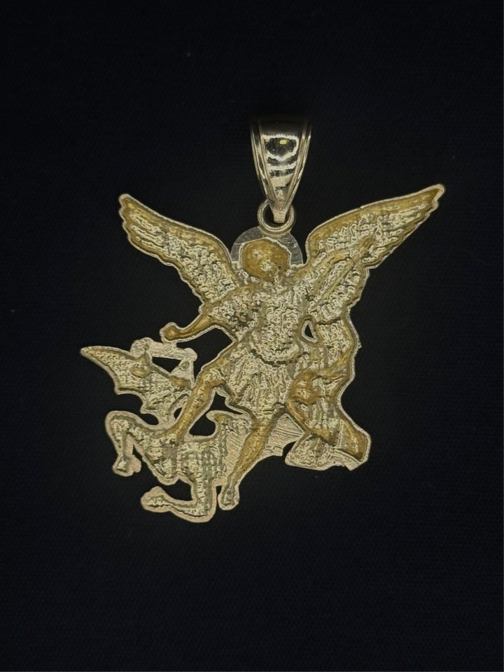 10K GOLD SAINT MICHAEL PENDANT