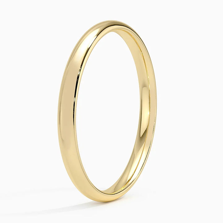 GOLD WEDDING BAND 2MM