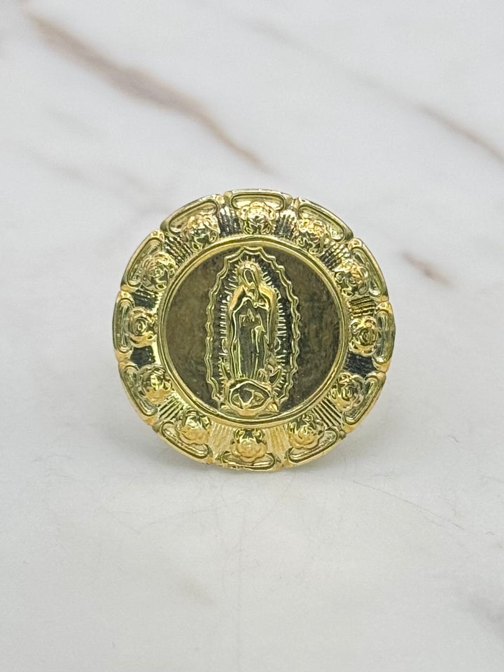 10K GOLD VIRGIN MARY RING