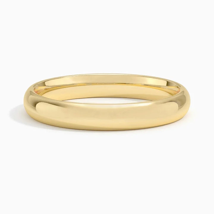 GOLD WEDDING BAND 3MM