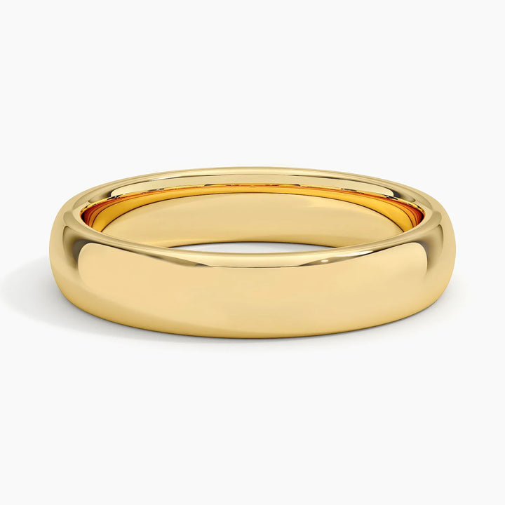 GOLD WEDDING BAND 4MM