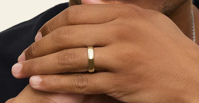 GOLD WEDDING BAND 5MM