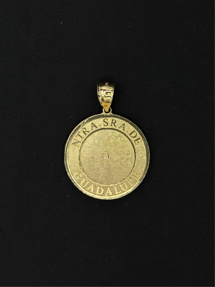 10K GOLD VIRGIN MARY 3D PENDANT
