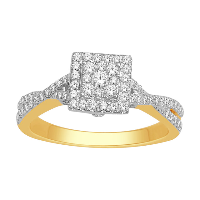 CLOSEOUT 10KT 0.47CT D-LADIES RING