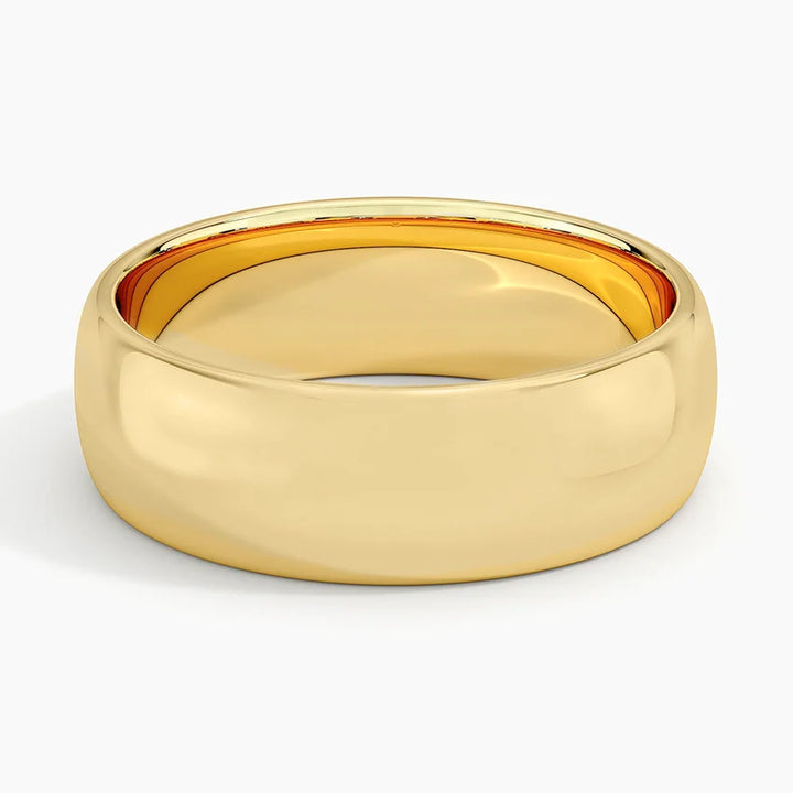 GOLD WEDDING BAND 6MM