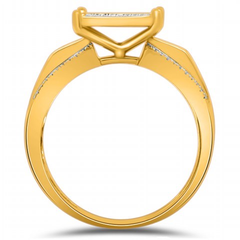 CLOSEOUT 10KT 0.22-0.28CT D-LADIES MICROPAVE RING