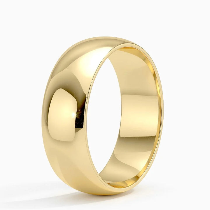 GOLD WEDDING BAND 7MM