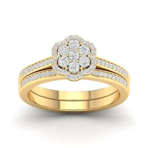 CLOSEOUT  10KT 0.25CT D-LADIES RING (ONE BAND)