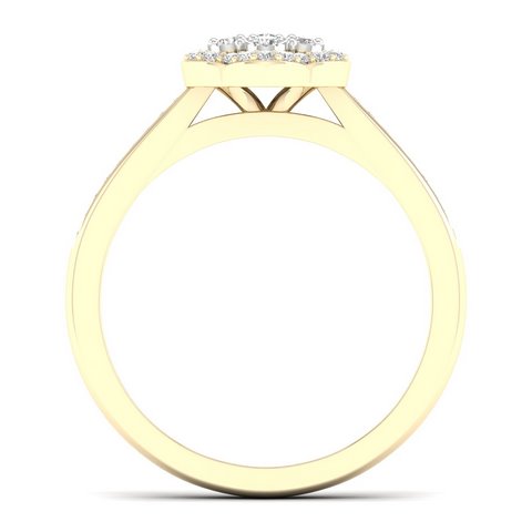 CLOSEOUT  10KT 0.25CT D-LADIES RING (ONE BAND)