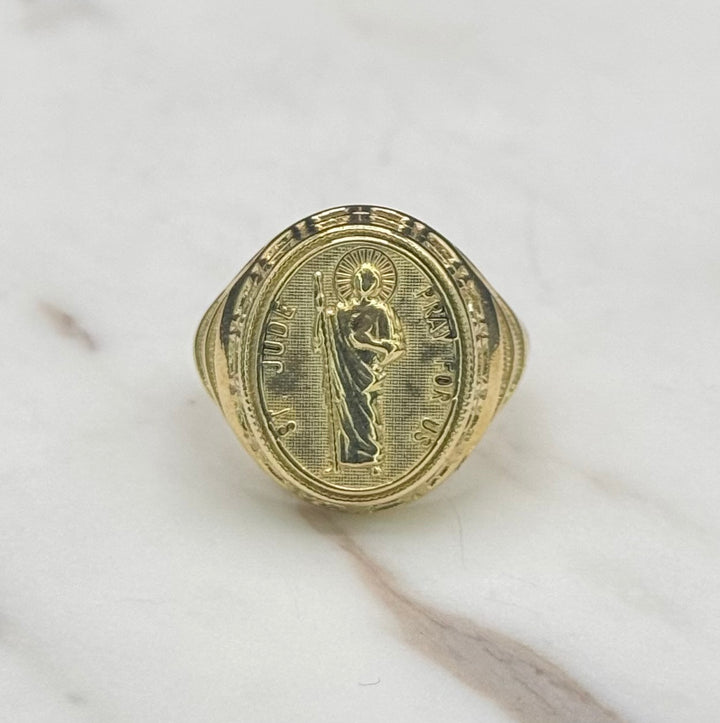 10K GOLD SAINT JUDE RING