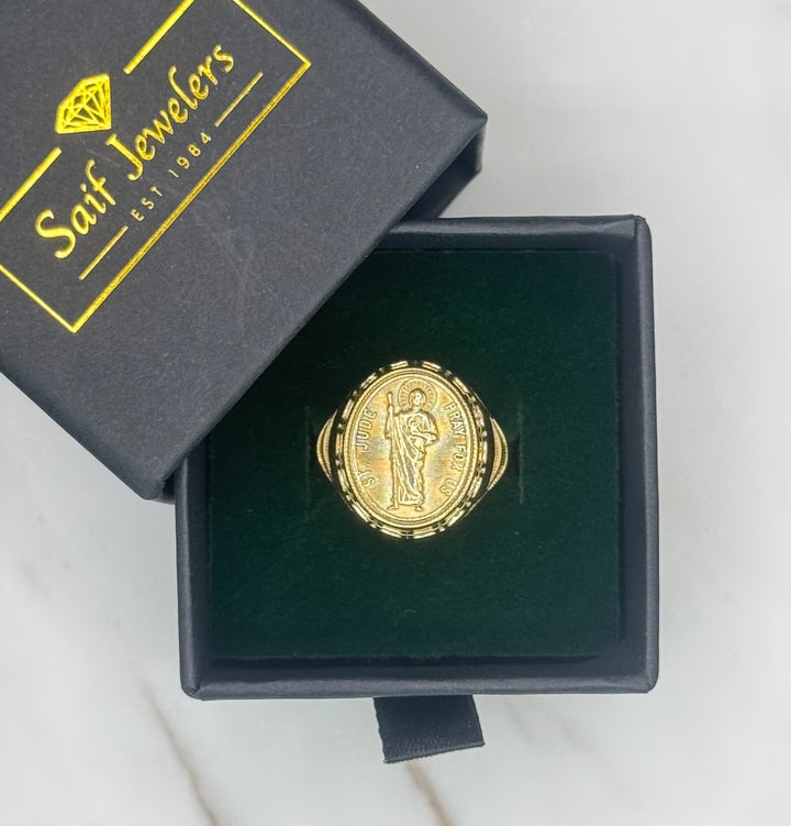10K GOLD SAINT JUDE RING