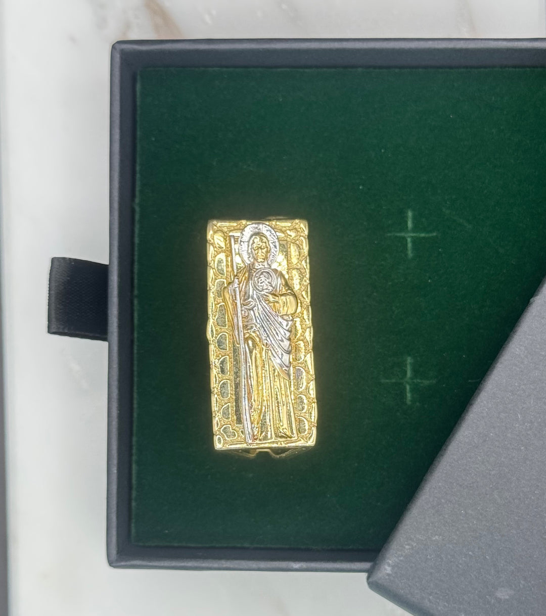 10K GOLD SAINT JUDE RING