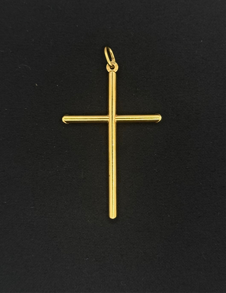 10K GOLD CROSS PENDANT