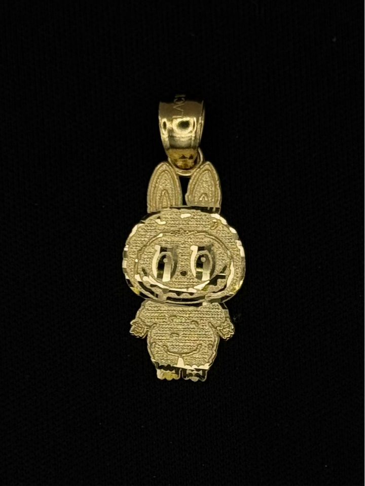 10K GOLD LABUBU 3D PENDANT
