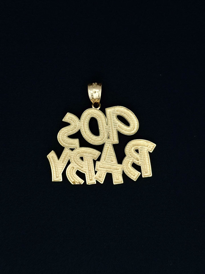 10K GOLD 90’s BABY 3D PENDANT