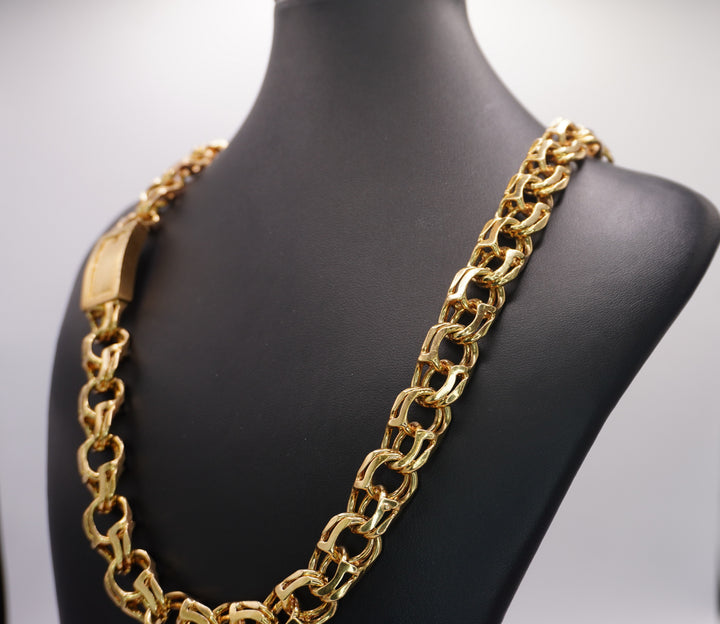 10K GOLD CHINO LINK NECKLACE