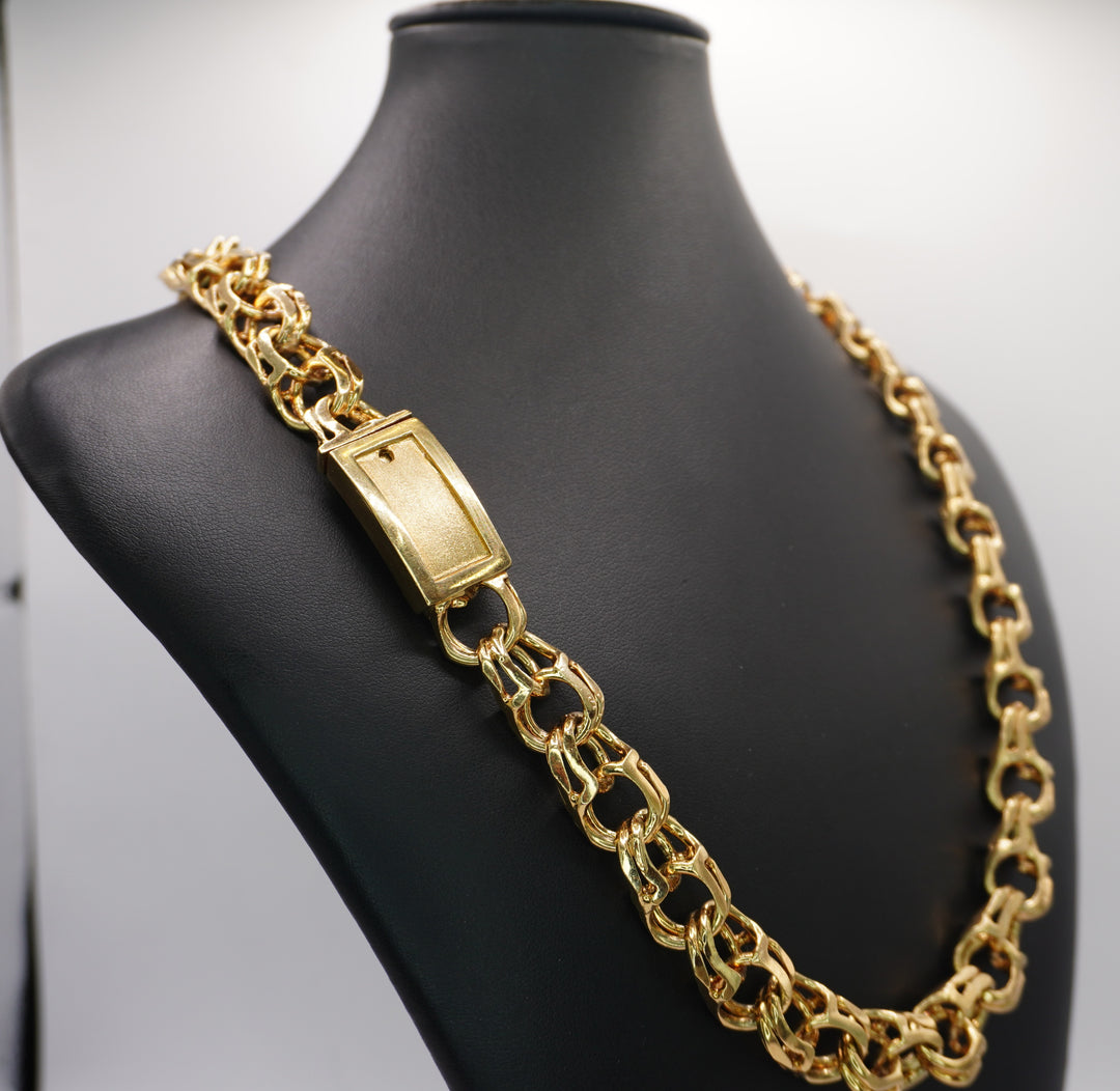 10K GOLD CHINO LINK NECKLACE