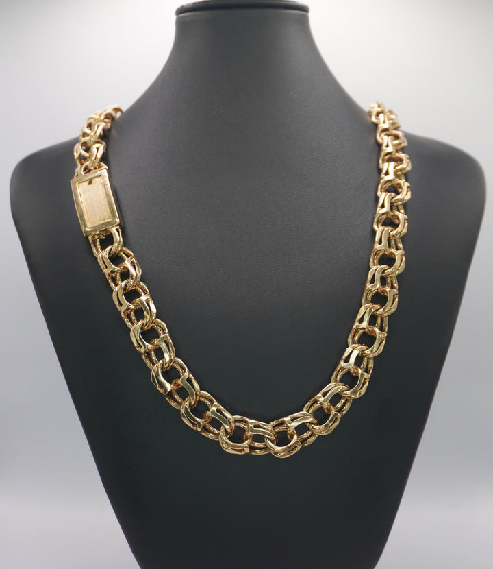 10K GOLD CHINO LINK NECKLACE
