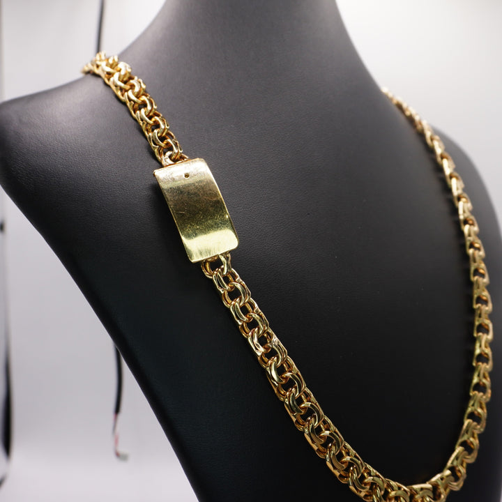 10K GOLD CHINO LINK NECKLACE
