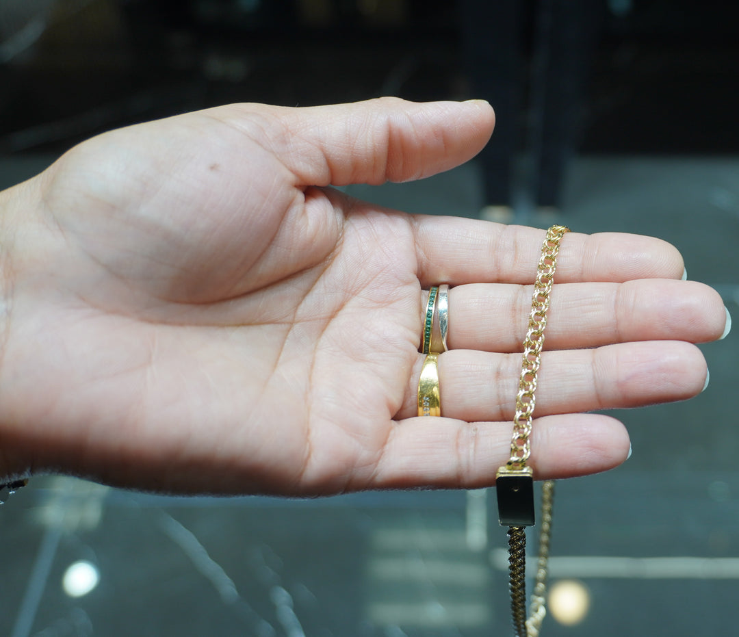 10K GOLD CHINO LINK NECKLACE