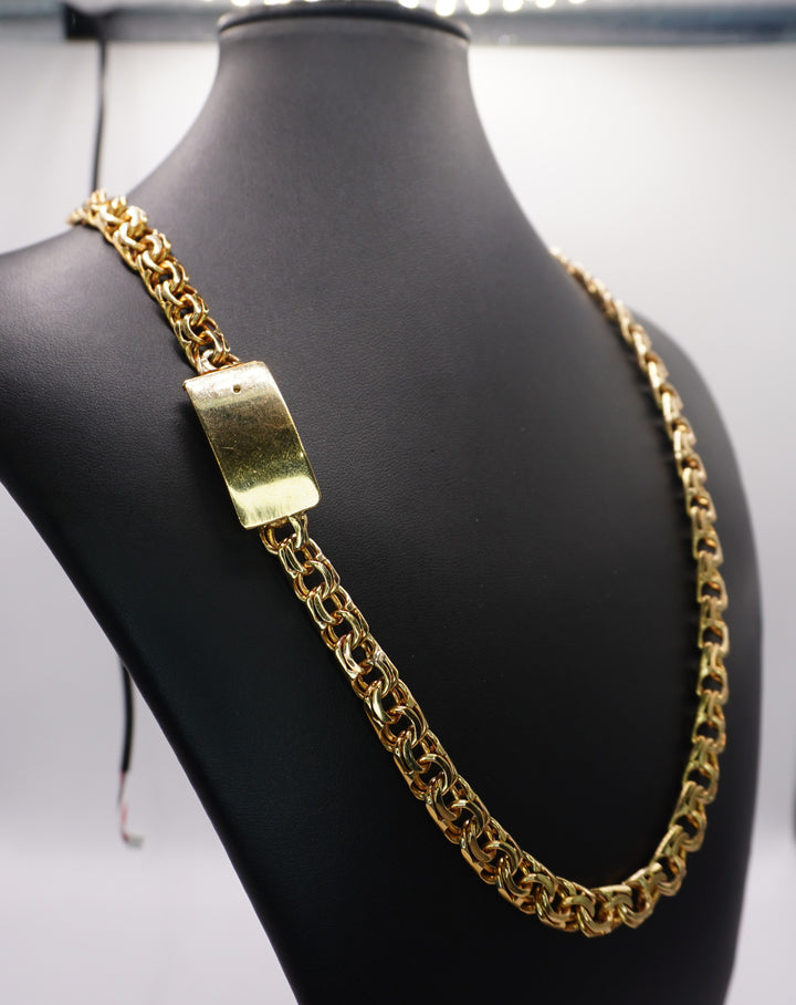 10K GOLD CHINO LINK NECKLACE