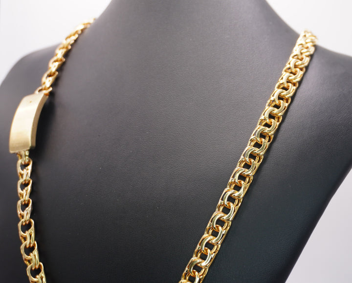 10K GOLD CHINO LINK NECKLACE