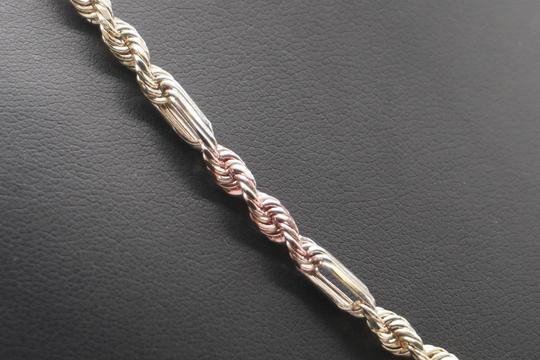 10K TRI COLOR GOLD MILANO CHAIN