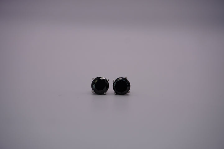 STERLING SILVER BLACK ONYX STUD