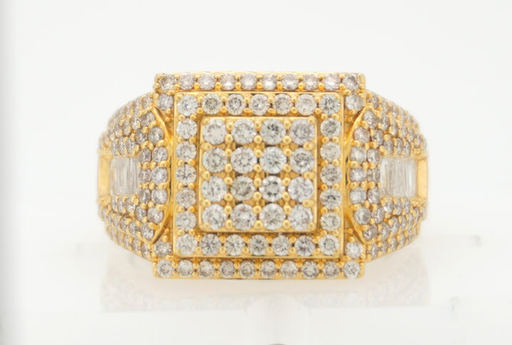 10K YELLOW GOLD 2.36 CTW  DIAMOND RING
