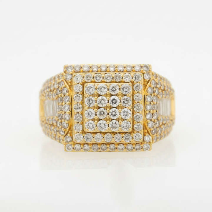 10K YELLOW GOLD 2.36 CTW  DIAMOND RING
