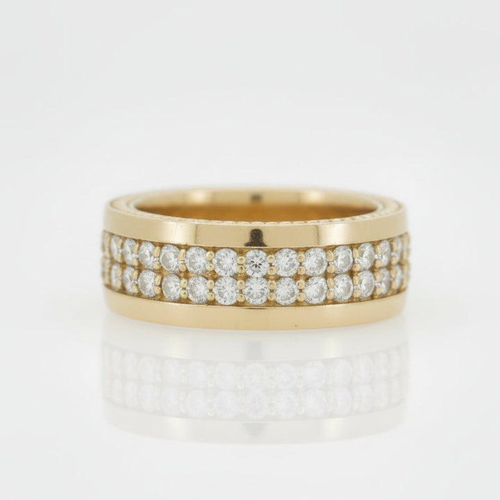 14KT Y/G 1.50CT DIAMOND MENS RING