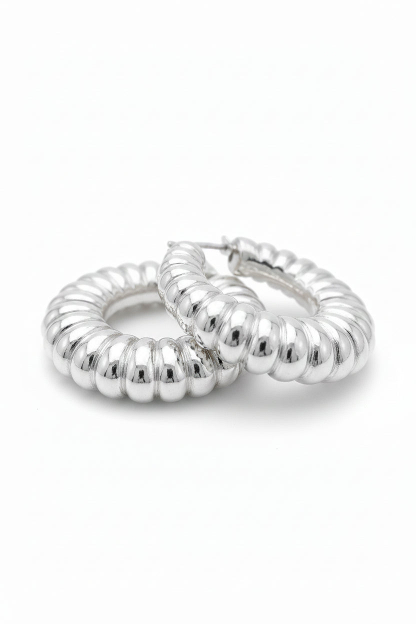 925S SILVER SHRIMP EARRINGS 7.8 GRAMS