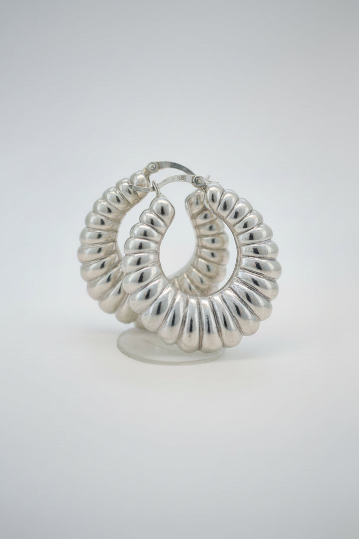 925S SILVER SHRIMP EARRINGS 7.8 GRAMS