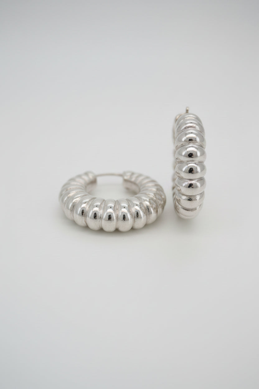 925S SILVER SHRIMP EARRINGS 7.8 GRAMS
