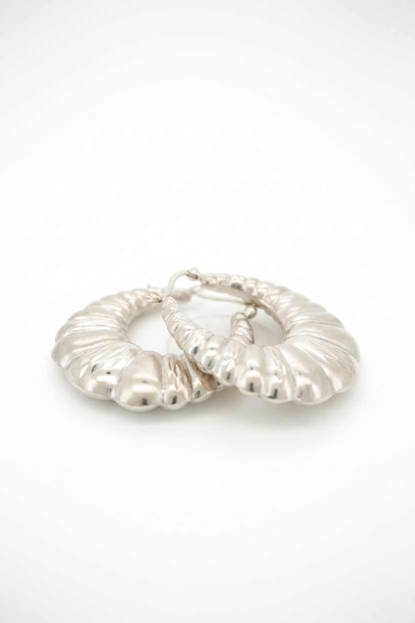 925S SILVER SHRIMP EARRINGS 15.3 GRAMS