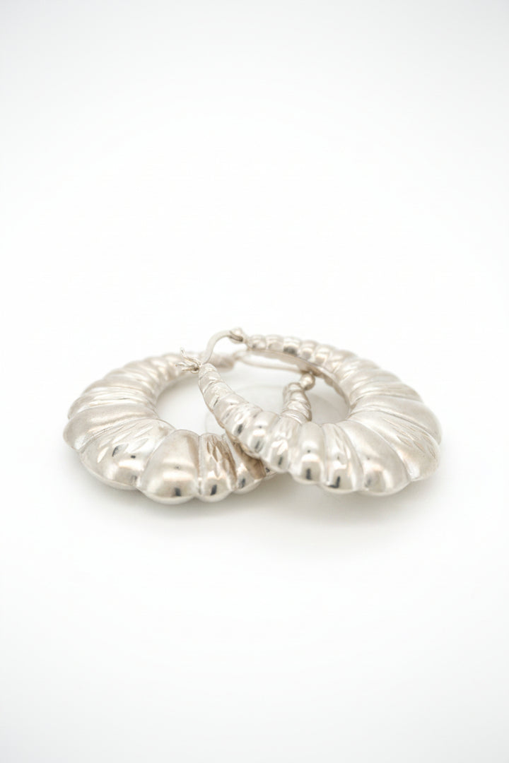 925S SILVER SHRIMP EARRINGS 15.3 GRAMS